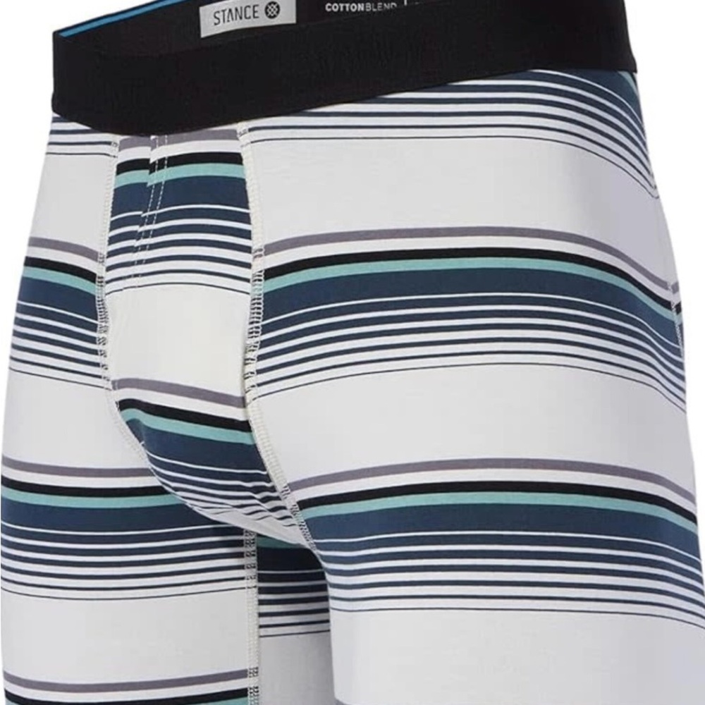Stance Men's Black & Cream Striped Boxer Brief